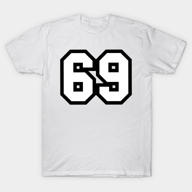 69 Number T-Shirt by ShirtyLife